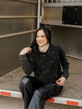 Studded Cowboy Hoodie